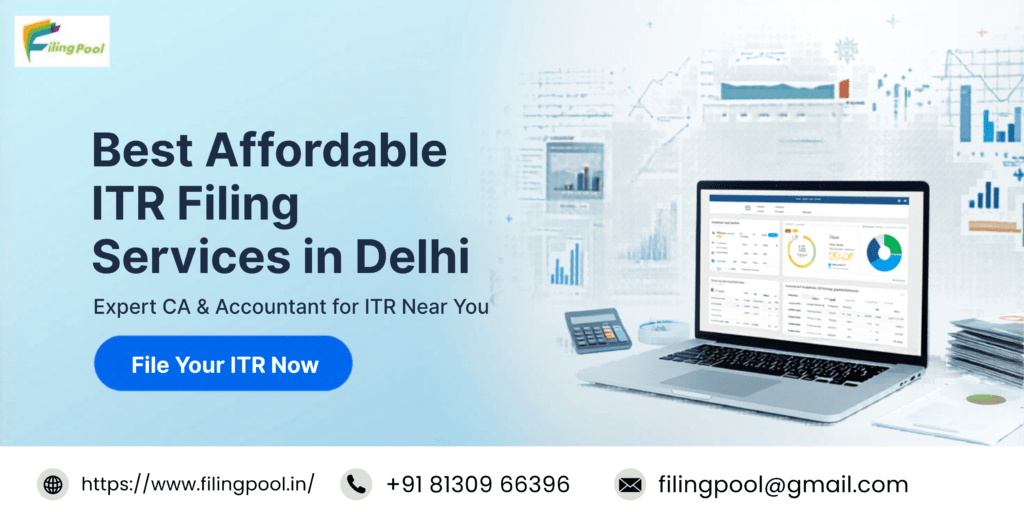 ✔ Best CA for ITR in Delhi with proven experience ✔ Affordable pricing for individuals & businesses ✔ Dedicated accountant for ITR in Delhi near you ✔ Quick and hassle-free online process ✔ 100% accurate and compliant filing ✔ Personalized support for every client