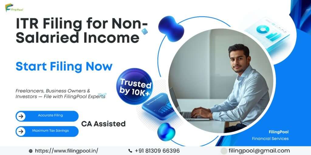 Choosing the right ITR form is the first and most important step.